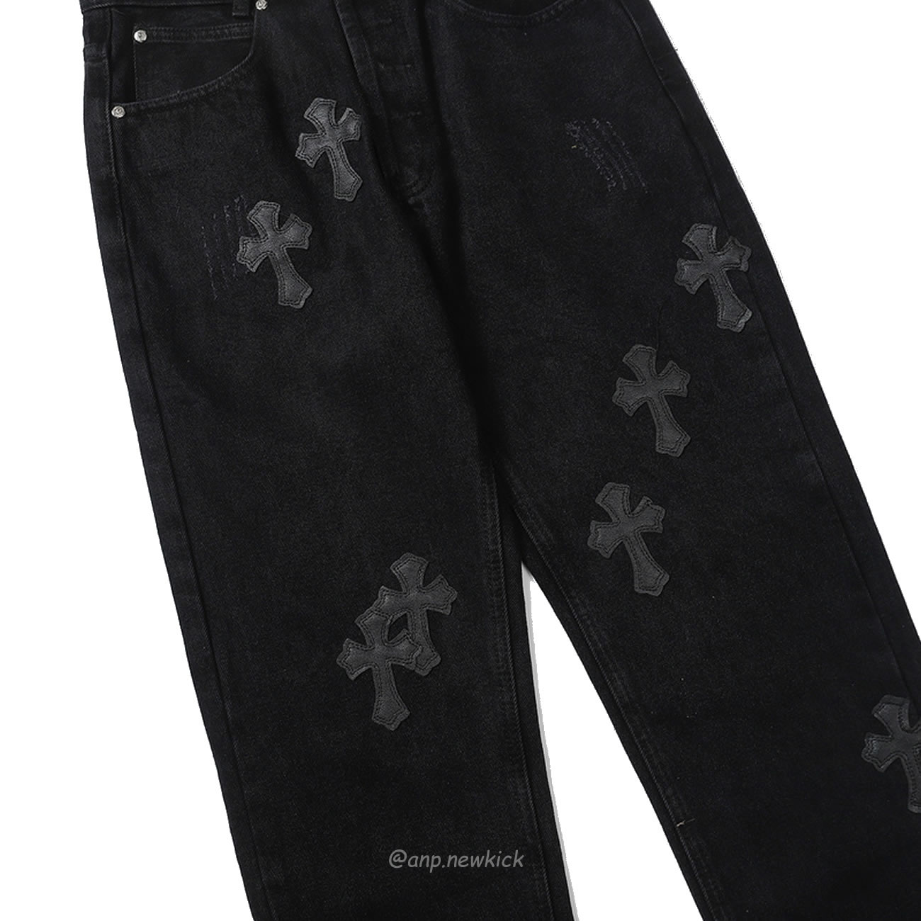 Chrome Hearts Black Cross Jeans (4) - www.newkick.vip